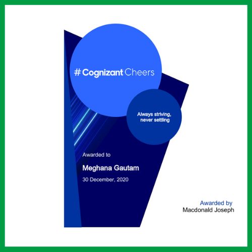 Cognizant Cheers — December 2020