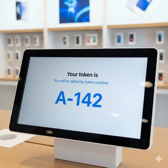 A token number, not a name called out