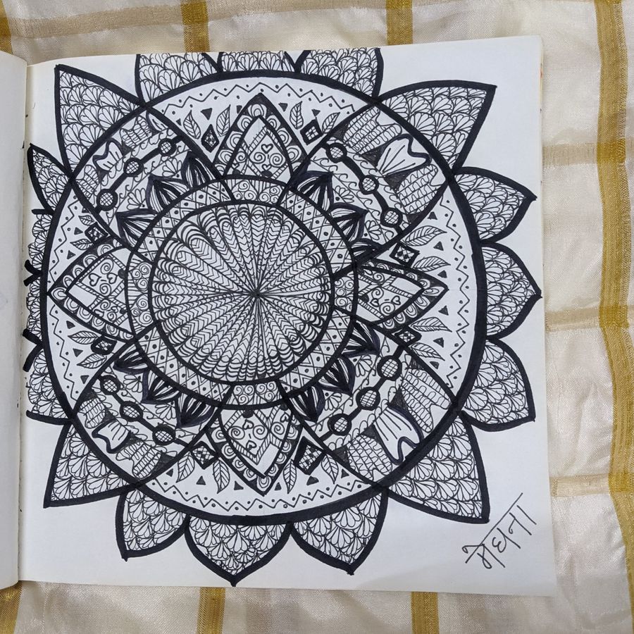 Hand-drawn mandala 6