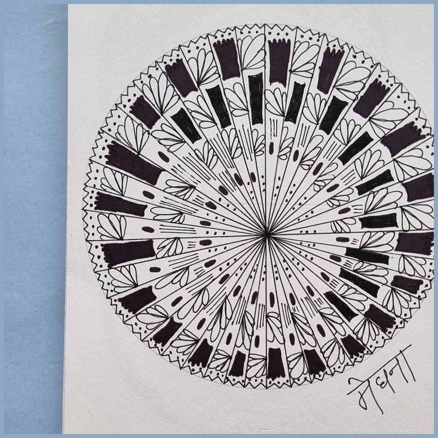 Hand-drawn mandala 10