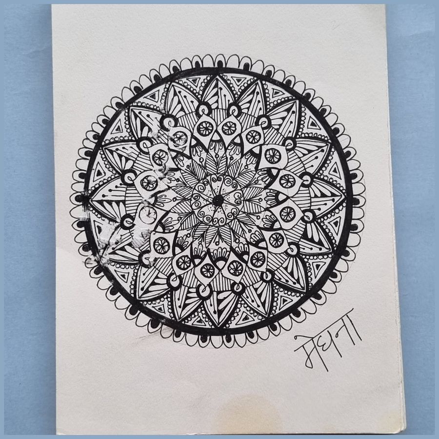 Hand-drawn mandala 11